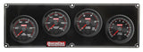 Quickcar Racing Redline 3-1 Gauge Panel OP/WT/FP w/2-5/8in Tach