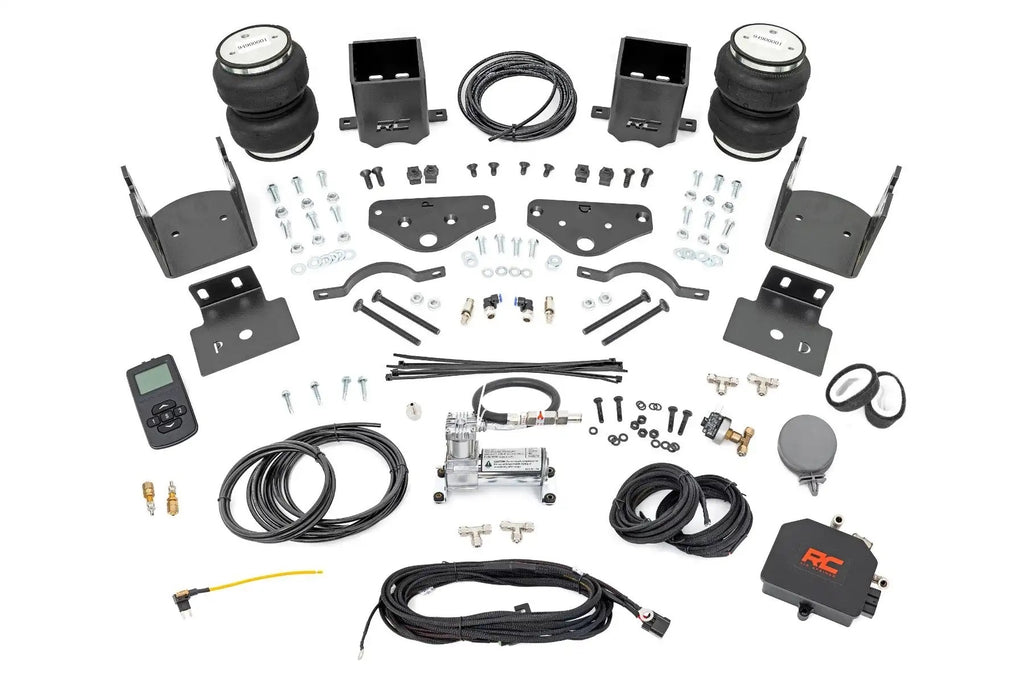 Rough Country Air Spring Kit w/compressor | Wireless Controller | Ford F-250/F-350 Super Duty (17-22)