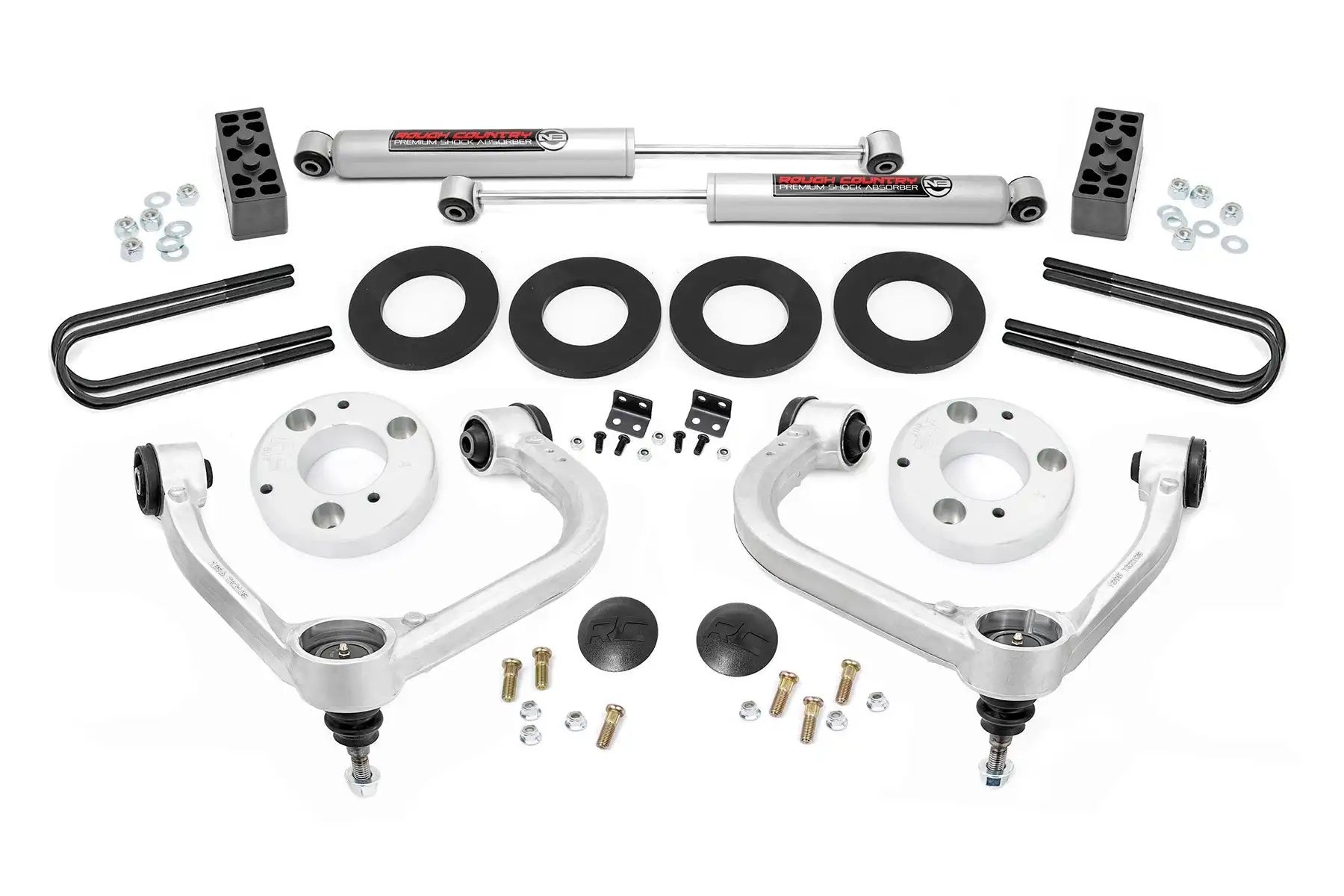 Rough Country 3in Ford Bolt-On Arm Lift Kit 21-  Ford F150