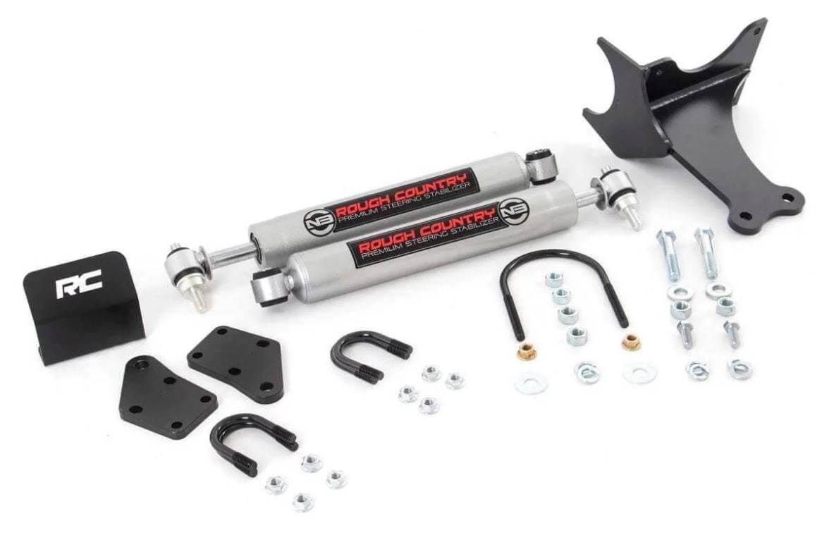 Rough Country Dual Steering Stabilizer Dual