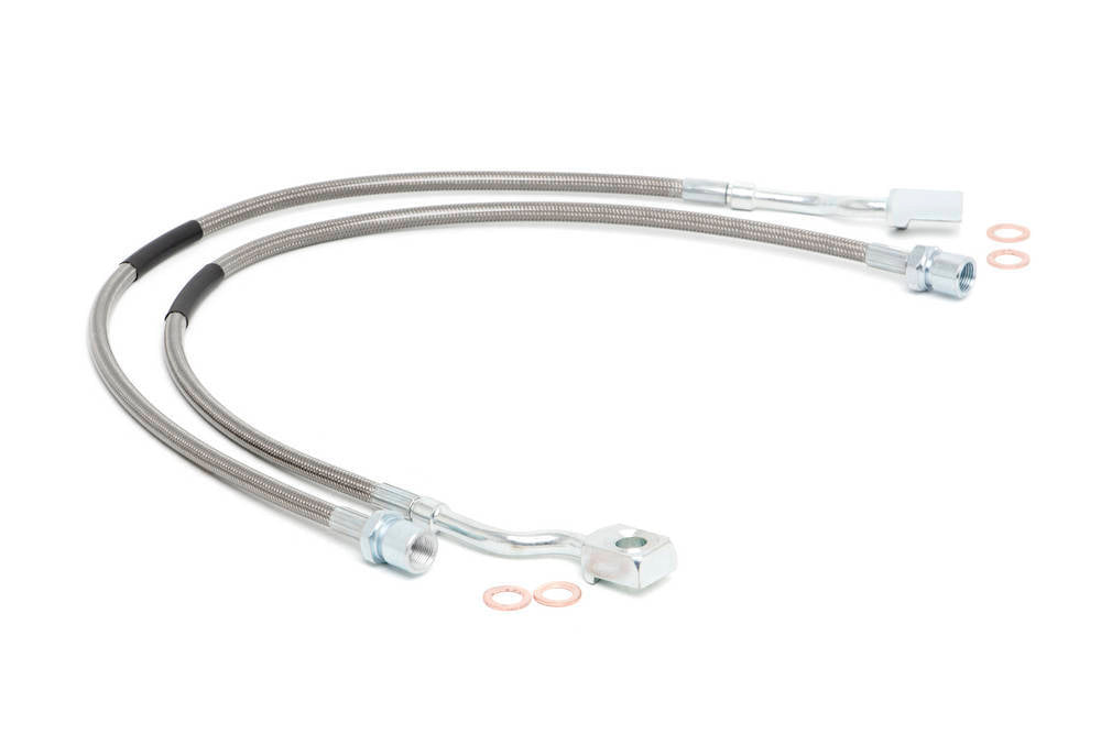 Front Brake Lines Kit with DOT-Approved PTFE Line