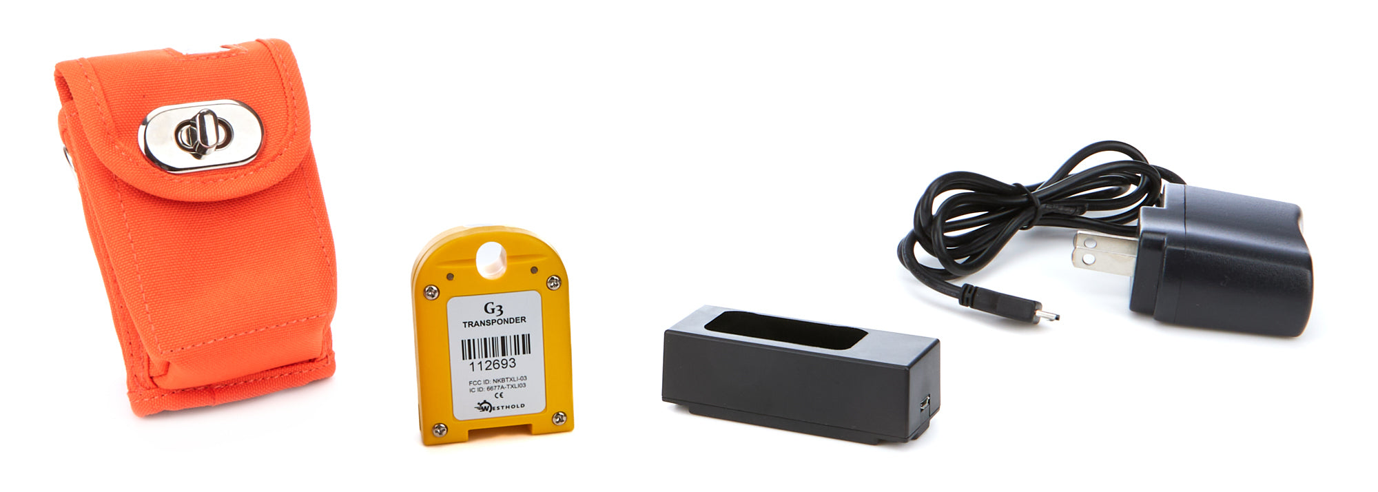 Raceciever Transponder Package G3 w/mnt Pouch & Charger