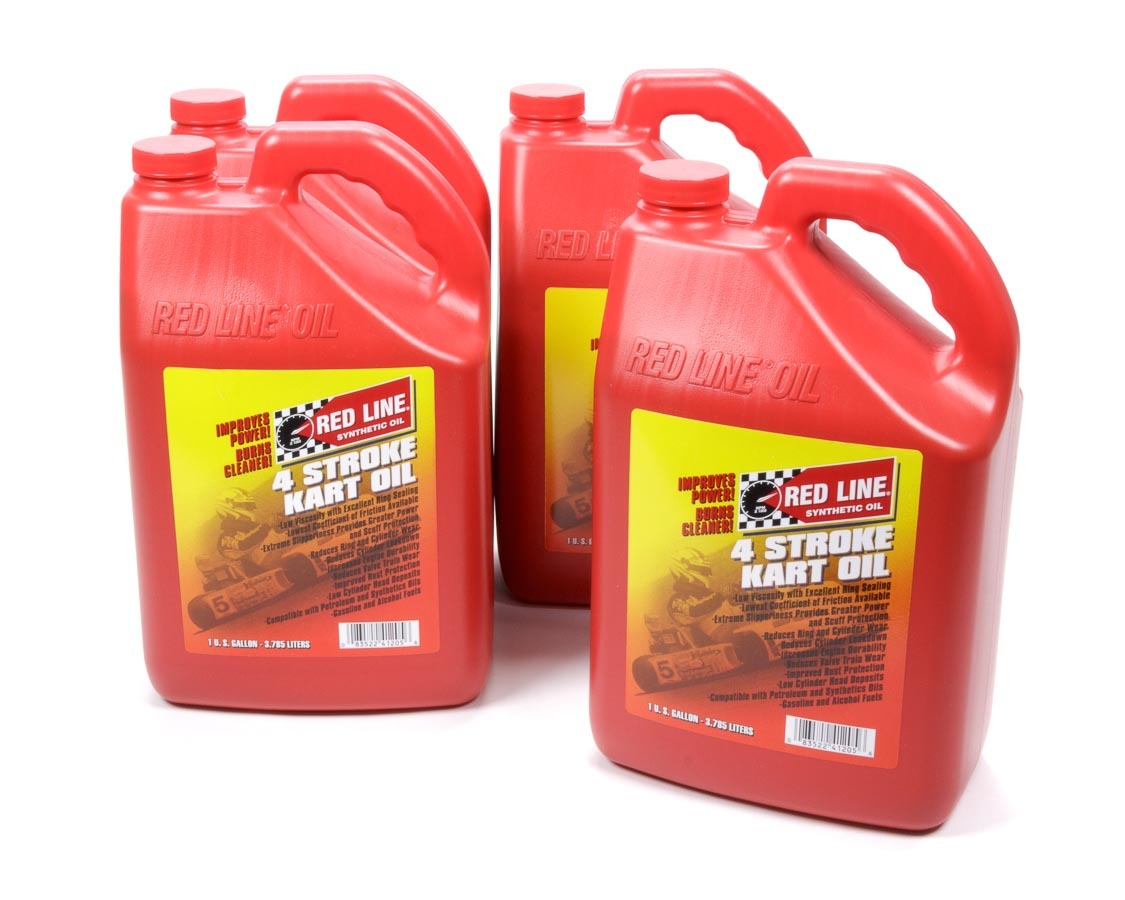 Red Line Oil 4 Cycle Kart Oil Case 4x1 Gallon