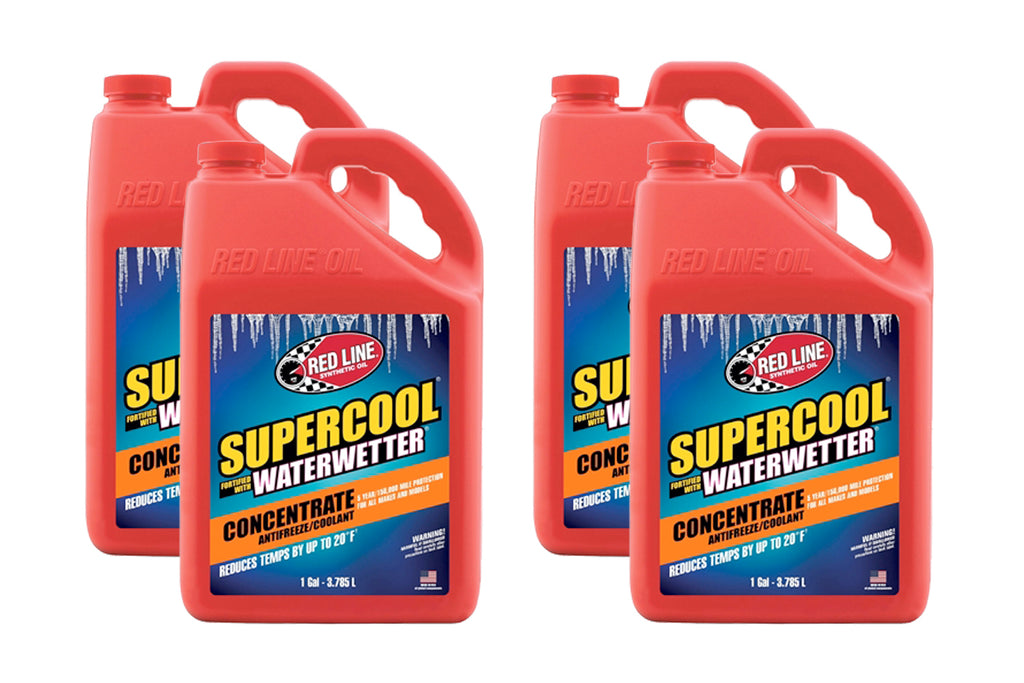 Red Line Oil Supercool Concentrate Coolant Case 4x1 Gallon