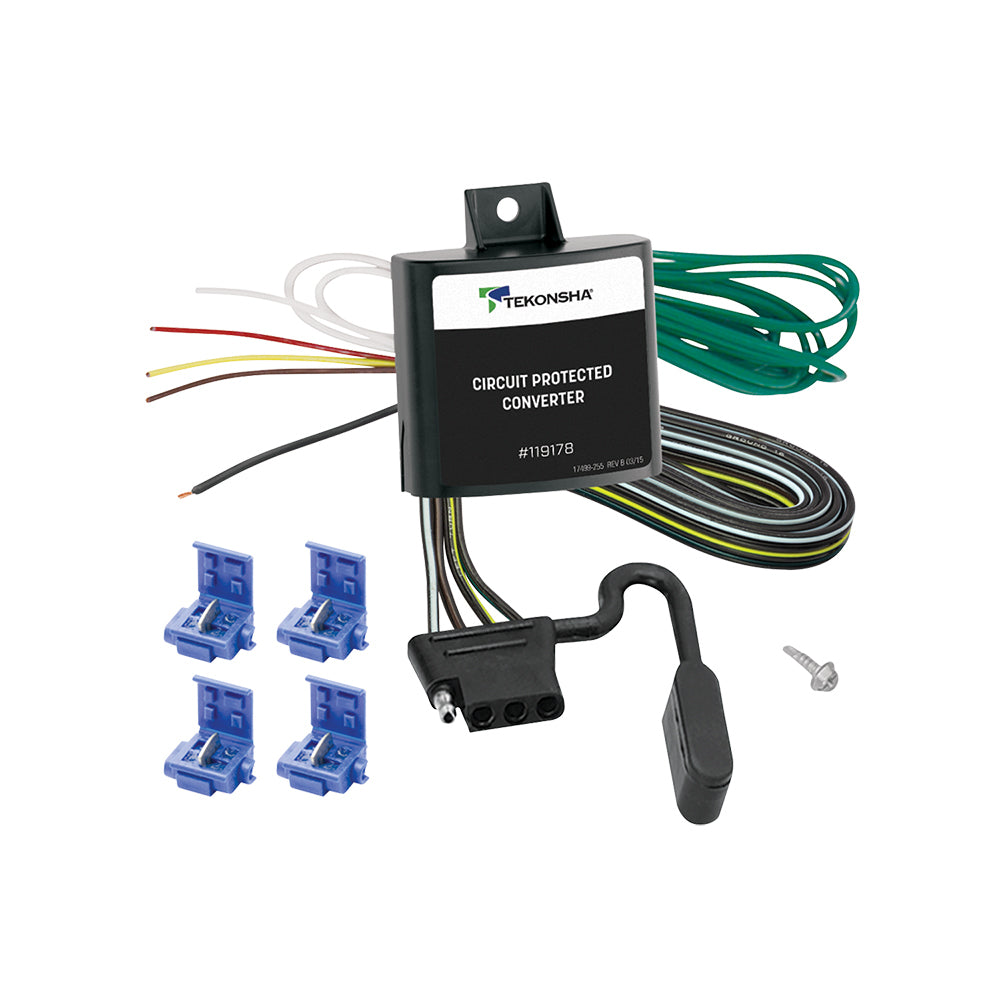 REESE Taillight Converter with Integrated Circuit Port — Universal Trailer Wiring