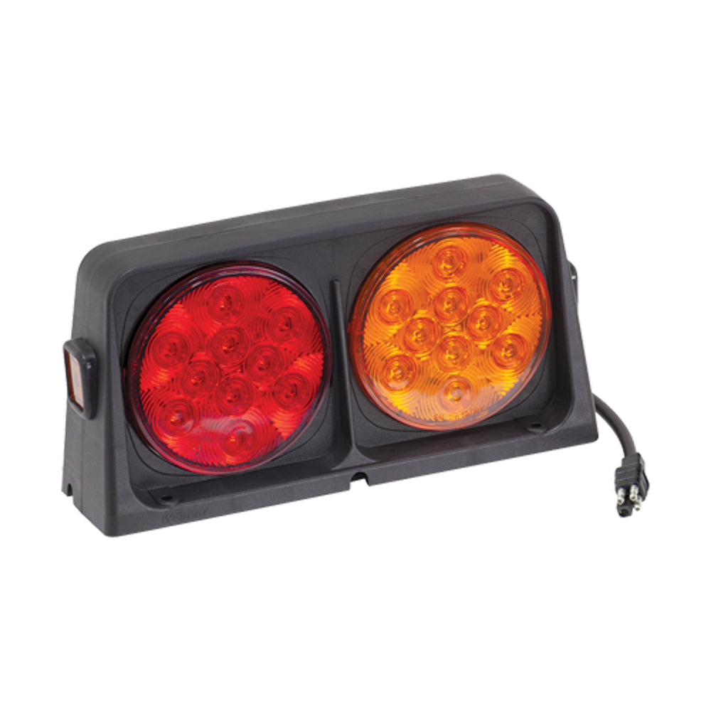 REESE Dual AG LED Light w/Red/ Amber w/Brake Light Func