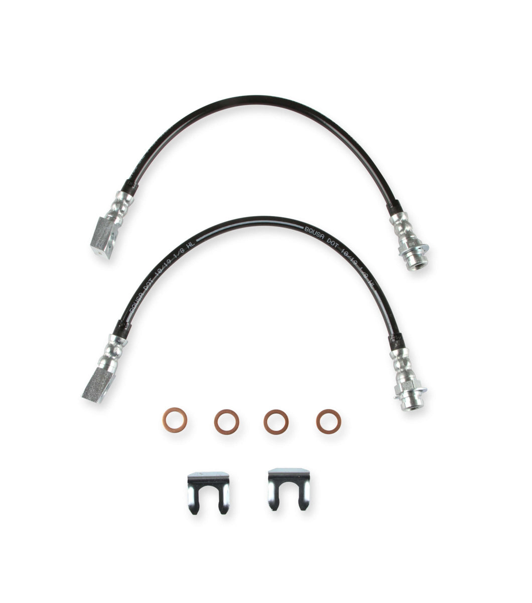 REKUDO Stainless Steel Brake Hose Kit Front