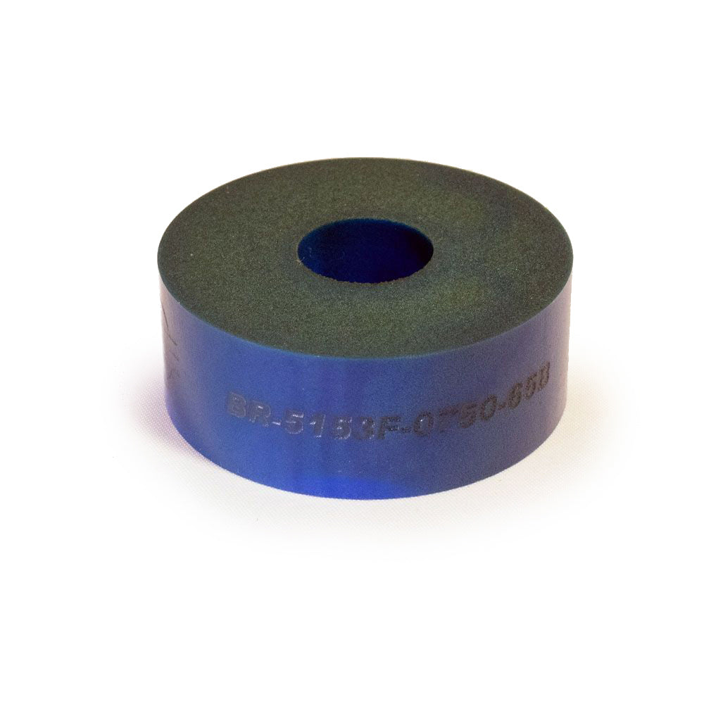 RE Suspension Bump Rubber .750in Thick 2in OD x .50in ID Blue