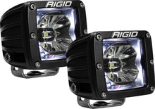 Cargar imagen en el visor de la galería, RIGID Industries Radiance Pod With White Backlight, Surface Mount, Black Housing, Pair