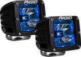 RIGID Industries Radiance Pod With Blue Backlight, Surface Mount, Black Housing , Pair