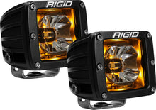 Cargar imagen en el visor de la galería, RIGID Industries Radiance Pod With Amber Backlight, Surface Mount, Black Housing , Pair