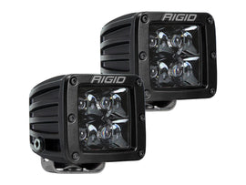 RIGID Industries LED Light Pair D-Series Spot Midnight