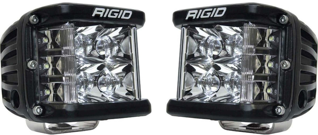 RIGID Industries D-SS PRO Side Shooter, Spot Optic, Surface Mount, Black Housing, Pair