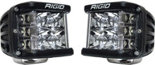 Cargar imagen en el visor de la galería, RIGID Industries D-SS PRO Side Shooter, Spot Optic, Surface Mount, Black Housing, Pair