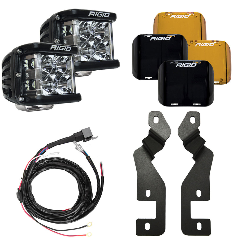 RIGID Industries 2021 Ford Bronco Sport A-Pillar D-SS Series Side Shooter Light Mount Kit