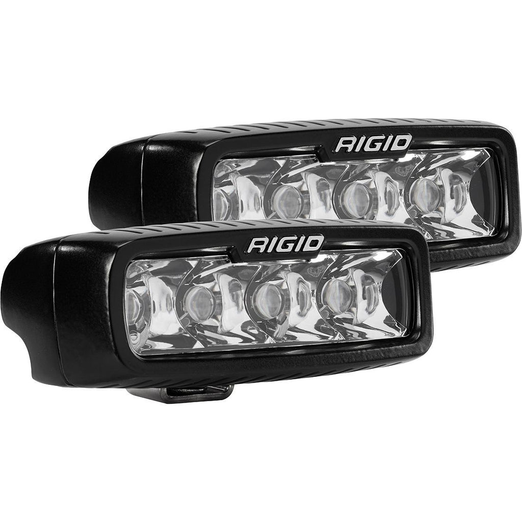 RIGID Industries SR-M Series PRO, Spot Optic, Surface Mount, Black Housing, Pair