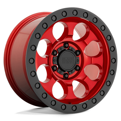 BRRIT 17X9 6X135 C-RED-BLKBLTS 12MM