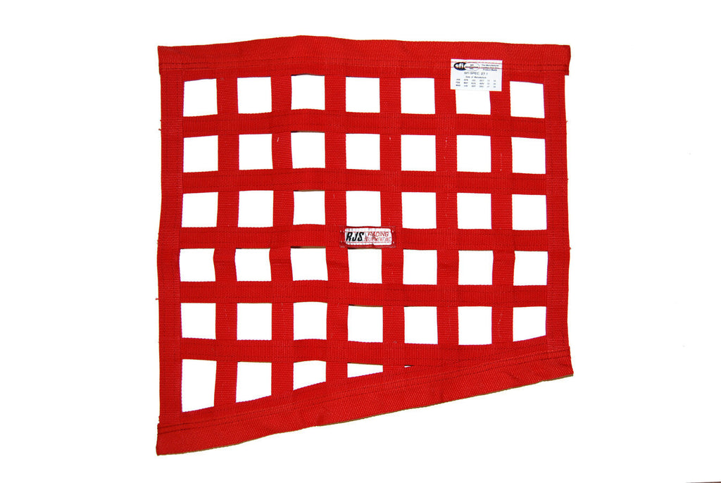 RJS Red Angled Window Net