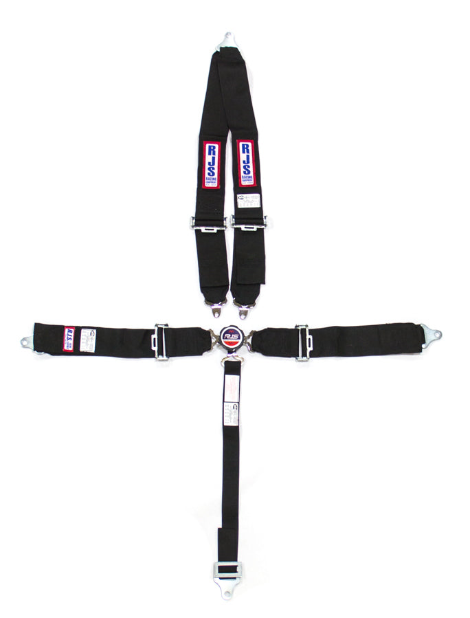 RJS 5 PT Harness System Q/R BK Roll Bar 2inSub