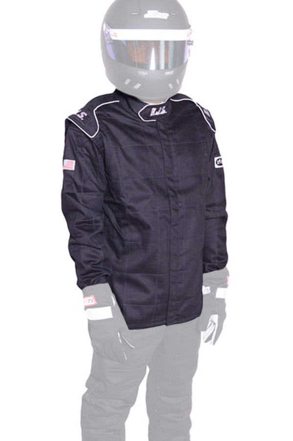 RJS Jacket Black Small SFI-1 FR Cotton