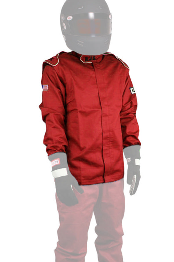 RJS Jacket Red Medium SFI-1 FR Cotton