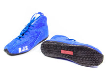 Cargar imagen en el visor de la galería, RJS Redline Shoe Mid-Top Blue Size 8 SFI-5