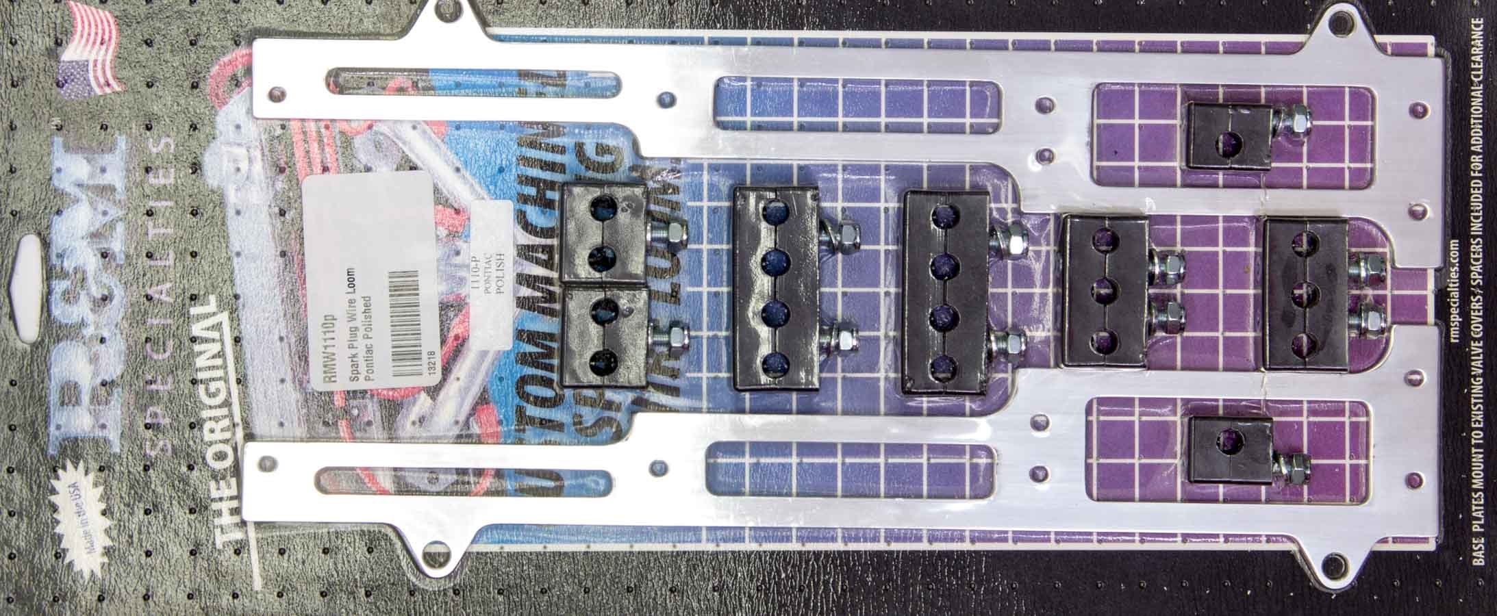 R and M Specialties Spark Plug Wire Loom Pontiac Polished