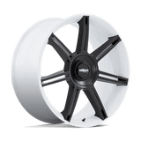 R908 22X12 5X130 WHT M-BLK-SPK 60MM