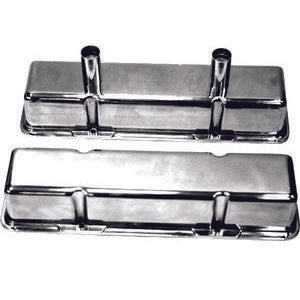 Polished Alum SB Chevy Circle Track Valve Cover