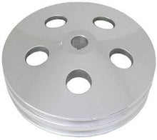 Cargar imagen en el visor de la galería, Polished Aluminum GM 2V Power Steering Pulley