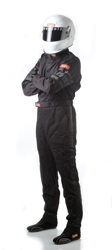 Racequip Black Suit Single Layer Small