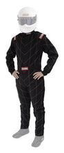 Load image into Gallery viewer, Racequip Suit Chevron Black Medium Tall SFI-1