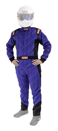 Racequip Suit Chevron Blue Medium SFI-1