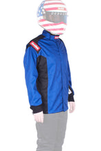 Load image into Gallery viewer, Racequip Jacket Chevron Blue Small SFI-1