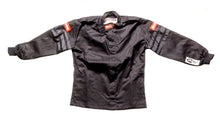 Cargar imagen en el visor de la galería, Racequip Black Jacket Kids Single Layer Small Black Trim