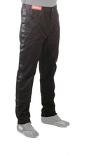 Cargar imagen en el visor de la galería, Racequip Black Pants Kids Single Layer Medium Black Trim