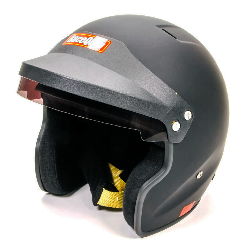 Racequip Helmet Open Face Small Black SA2020