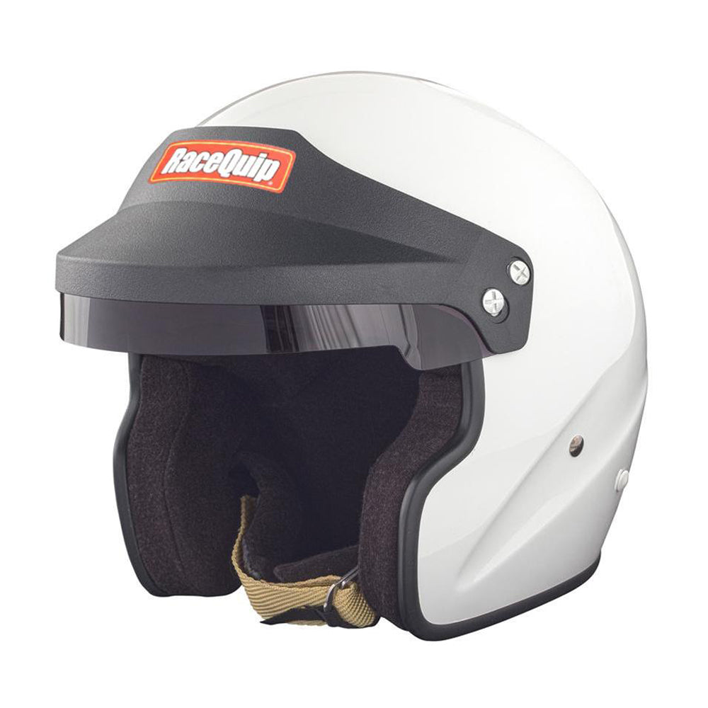 Racequip Helmet Open Face Small White SA2020