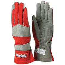 Load image into Gallery viewer, Racequip Gloves Single Layer Medium Red SFI