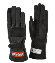 Load image into Gallery viewer, Racequip Glove Double Layer Child Large Black SFI-5 Youth