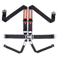 Load image into Gallery viewer, 6pt Harness Set L&amp;L Black SFI