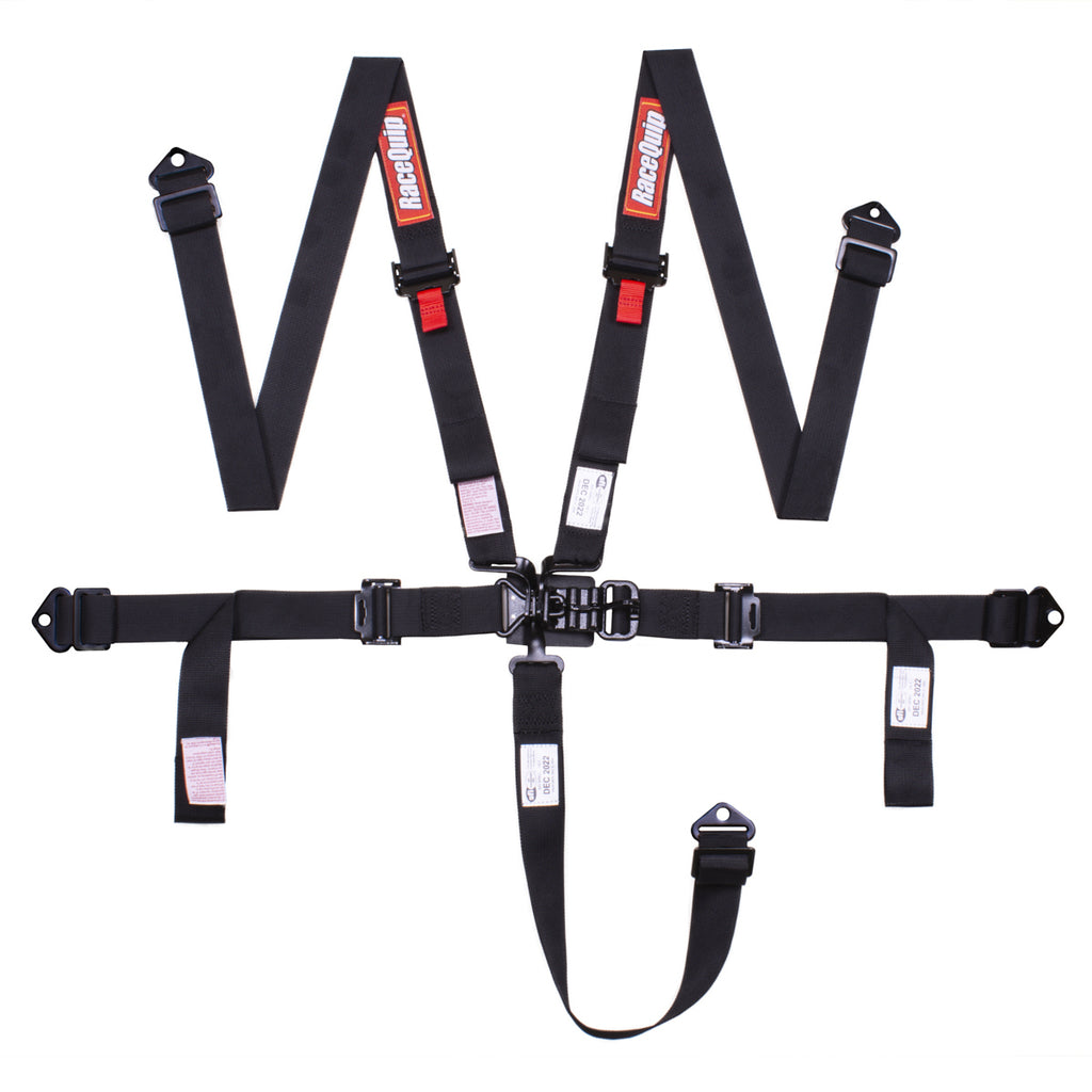 Harness 5pt L&L 2in P/D Lap Black SFI 16.1