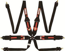 Cargar imagen en el visor de la galería, 6pt Harness Camlock P/U Lap Black HNR FIA