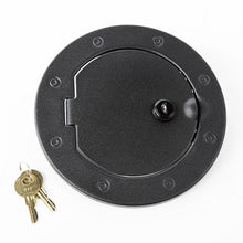 Cargar imagen en el visor de la galería, Locking Gas Cap Door Tex tured Black 07-18 Jeep