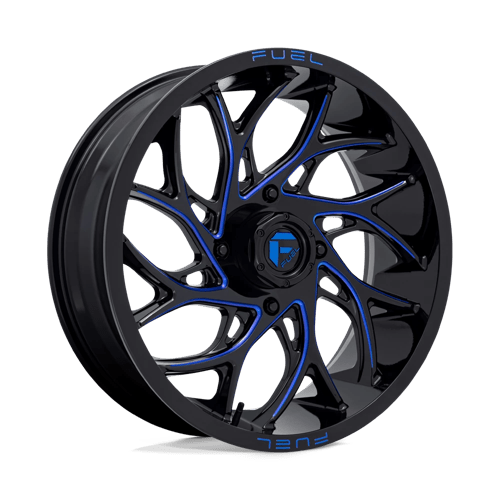 D778 18X7 4X137 G-BLK-MILL-BLU 13MM