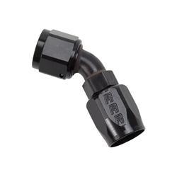 #8 45 Deg Hose End Black