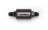 Russell Check Valve 8an Male to 8an Male Black Anodize