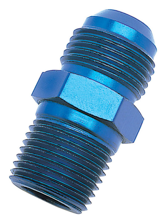 Male Aluminum Adapter, Blue Anodized