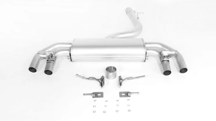 Remus 2017 Volkswagen Golf R Mk VII (Facelift Model) Axle Back Exhaust w/Black Chrome Tail Pipe Set