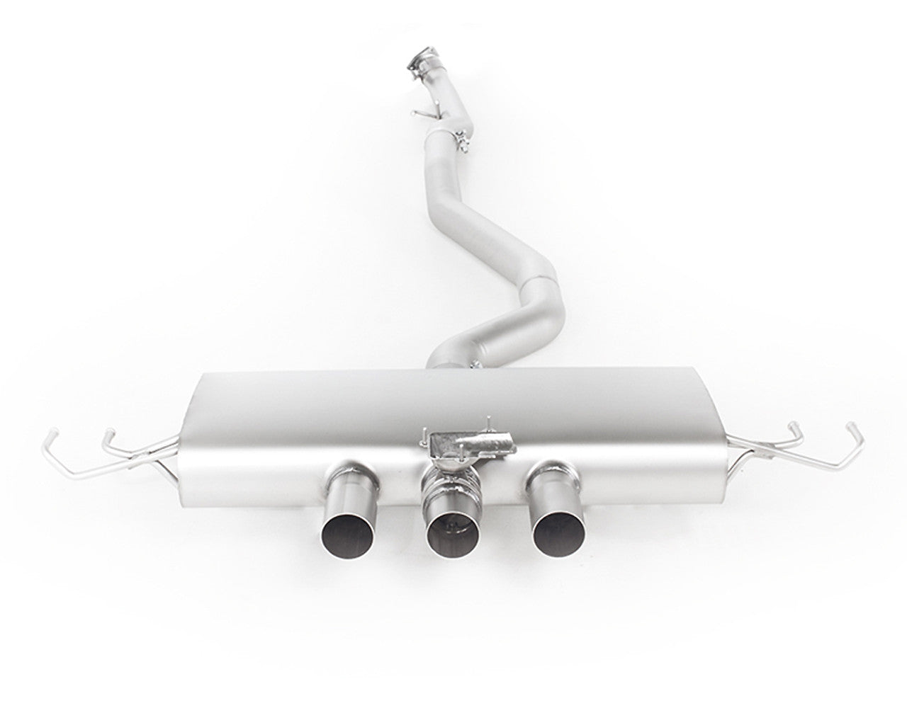 Remus 2017+ Honda Civic Type-R Fk8 2.0L Turbo Cat Back Black Chrome Straight w/Carbon Single Pipe